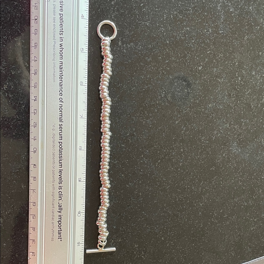 “Cheerios” Sterling Silver Bracelet - Original Price (I have receipt) was 195.00 - Picture 3 of 8